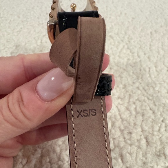 KHAITE Black Belt with gold buckle. Size XS/S comes with original dust bag. - Picture 2 of 3